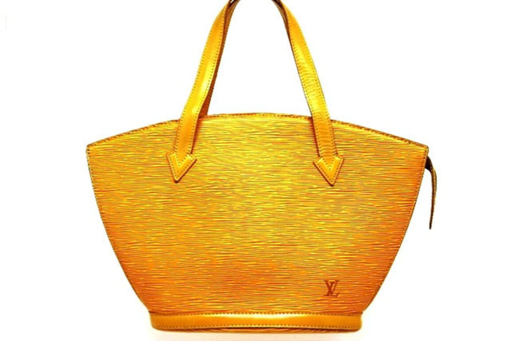 LOUIS VUITTON Saint Jacques Shoulder Bag Epi Leather Tassili Yellow